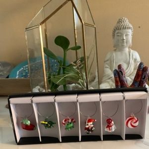 Christmas WIne Charms